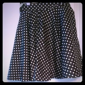 Polka-dot skirt